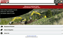 Tablet Screenshot of lewistownrental.com